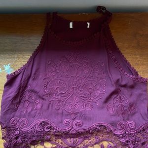 Free People Lace Tank